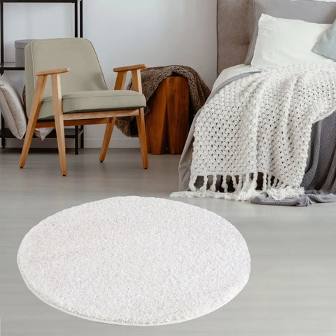 Myshaggy Solid White Rug - Rugs