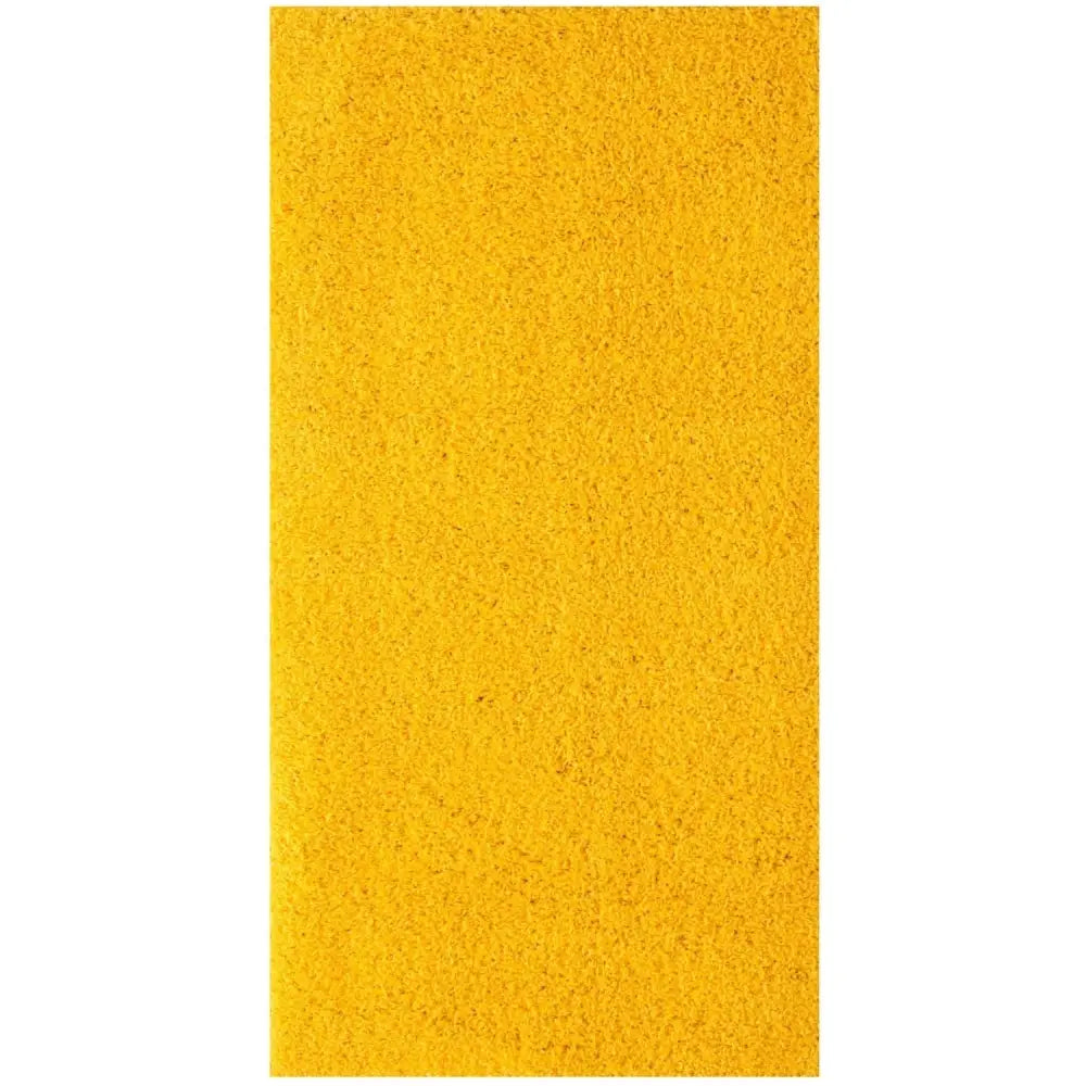 Myshaggy Solid Yellow Rug - 80X150 cm - Rugs