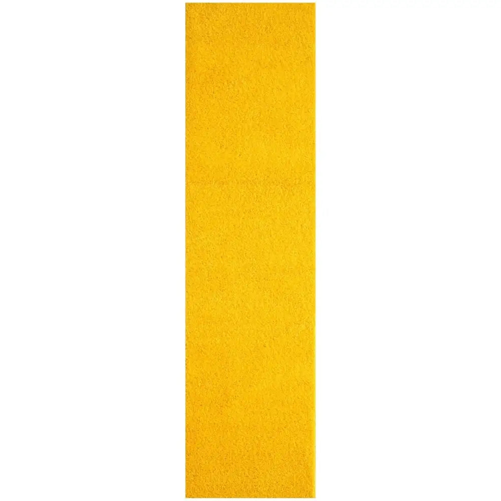 Myshaggy Solid Yellow Rug - 80X300 cm - Rugs