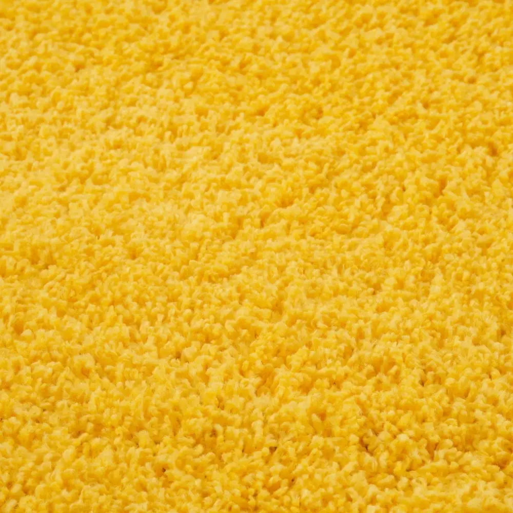 Myshaggy Solid Yellow Rug - Rugs