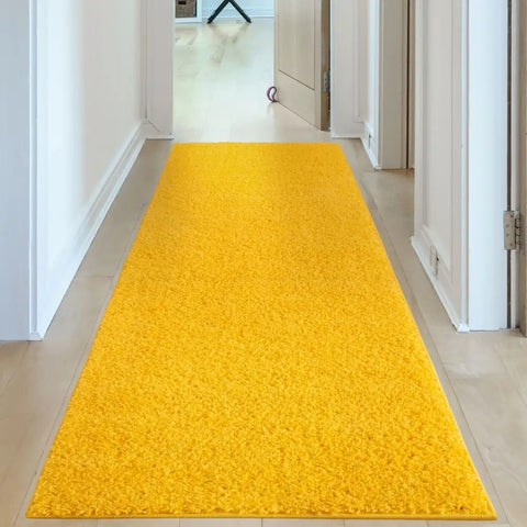 Myshaggy Solid Yellow Rug - Rugs