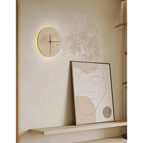 Nala Silent Clock Stone