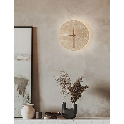 Nala Silent Clock Stone