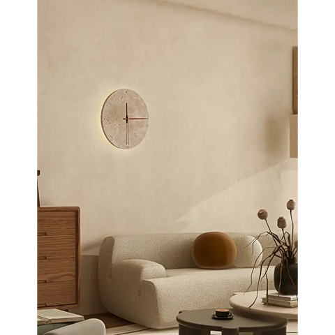 Nala Silent Clock Stone