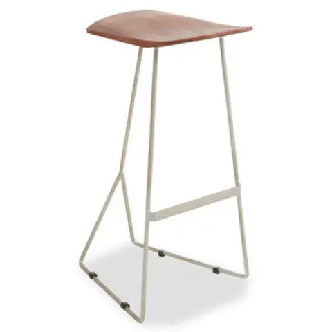 Nandri Antique Silver Frame Bar Stool - bar-furniture