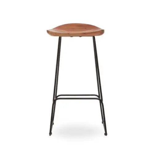 Nandri Black Frame Bar Stool - bar-furniture