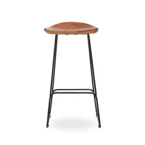 Nandri Black Frame Bar Stool - bar-furniture