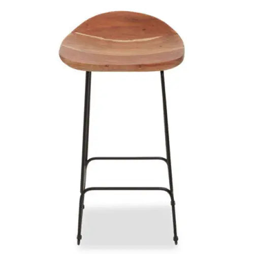 Nandri Black Frame Bar Stool - bar-furniture