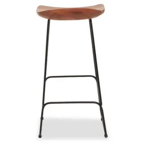 Nandri Black Frame Bar Stool - bar-furniture