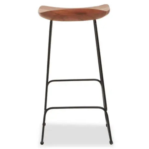 Nandri Black Frame Bar Stool - bar-furniture