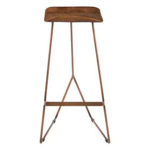 Nandri Leather Bar Stool
