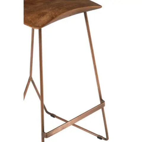 Nandri Leather Bar Stool