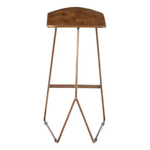 Nandri Leather Bar Stool