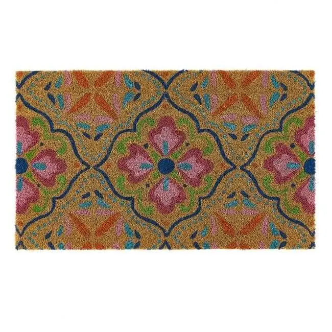 Natural Coir Doormats 45x75 cm - Bright Tile - Doormat