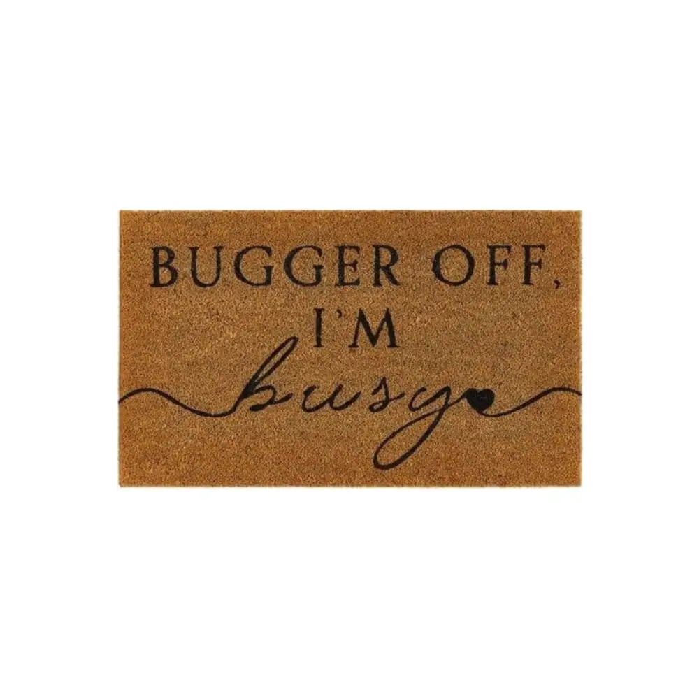 Natural Coir Doormats 45x75 cm - Im busy - Doormat