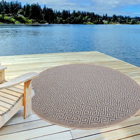 Nature Outdoor Rug Blue | 5100B - Rugs