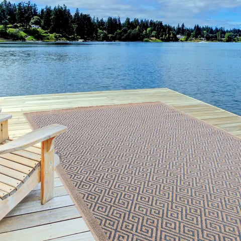 Nature Outdoor Rug Blue | 5100B - Rugs