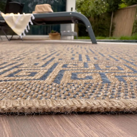 Nature Outdoor Rug Blue | 5100B - Rugs