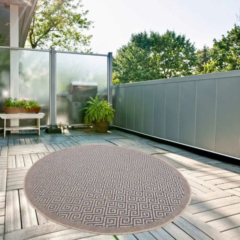 Nature Outdoor Rug Blue | 5100B - Rugs