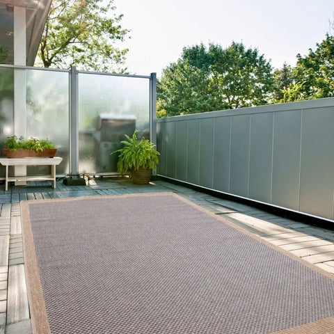 Nature Outdoor Rug Blue | 5200B - Rugs