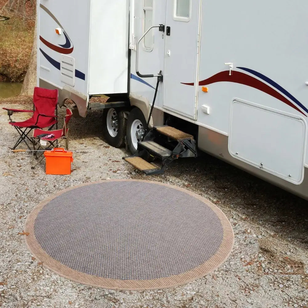 Nature Outdoor Rug Blue | 5200B - Rugs