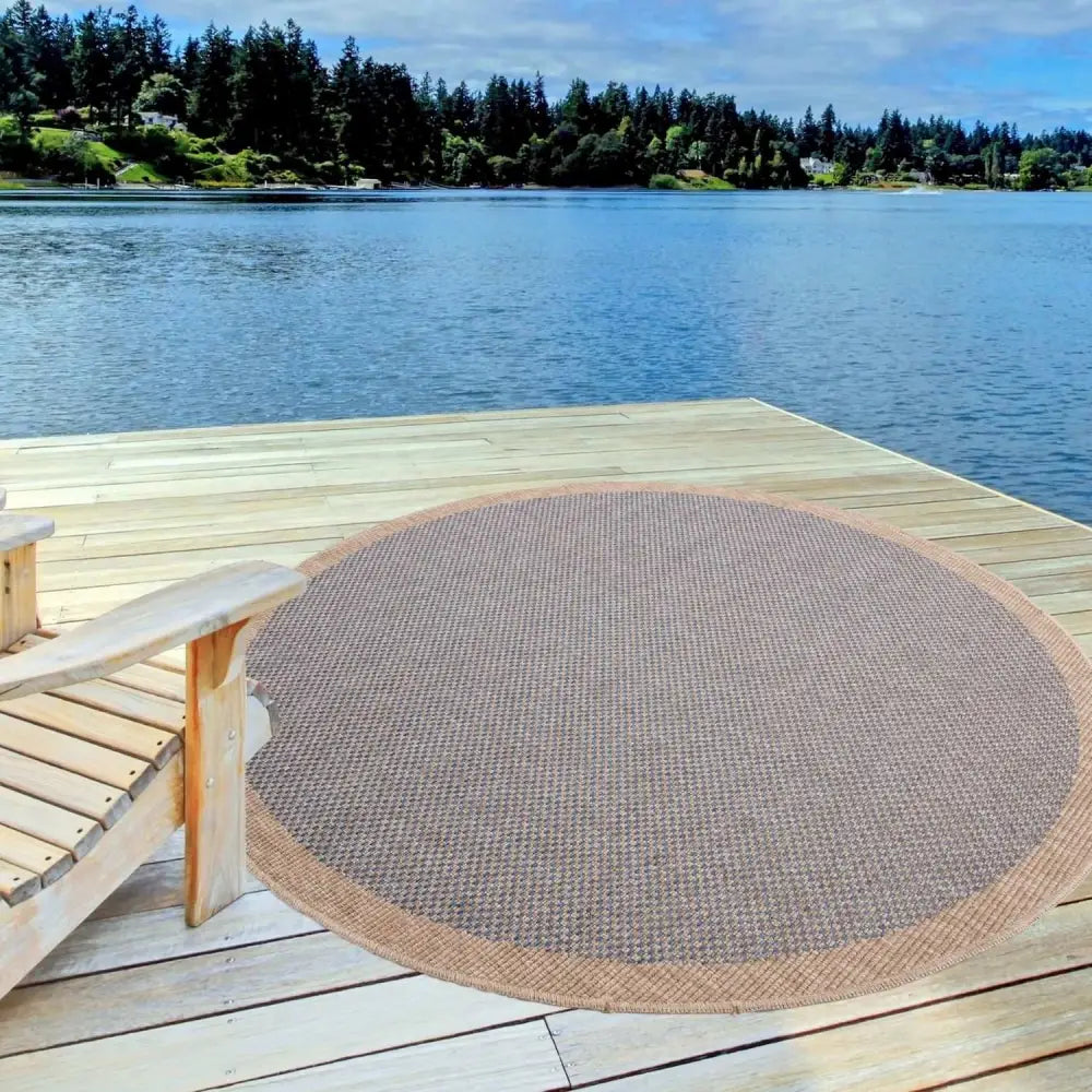 Nature Outdoor Rug Blue | 5200B - Rugs