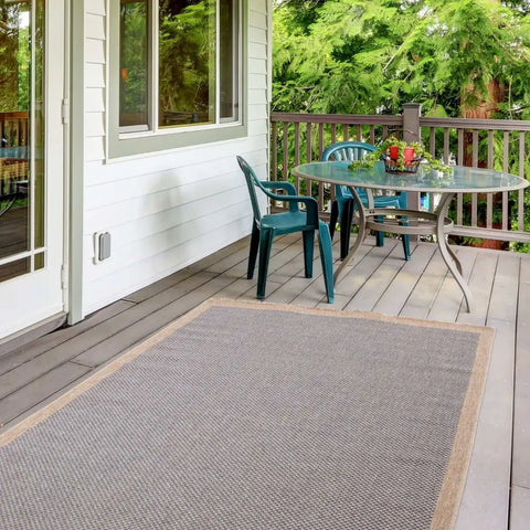 Nature Outdoor Rug Blue | 5200B - Rugs
