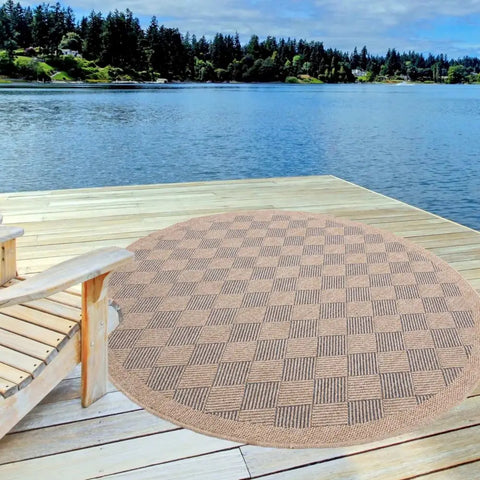 Nature Outdoor Rug Blue | 5300B - Rugs