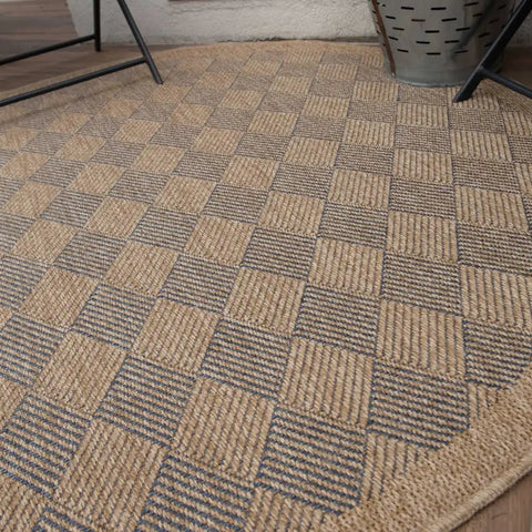 Nature Outdoor Rug Blue | 5300B - Rugs