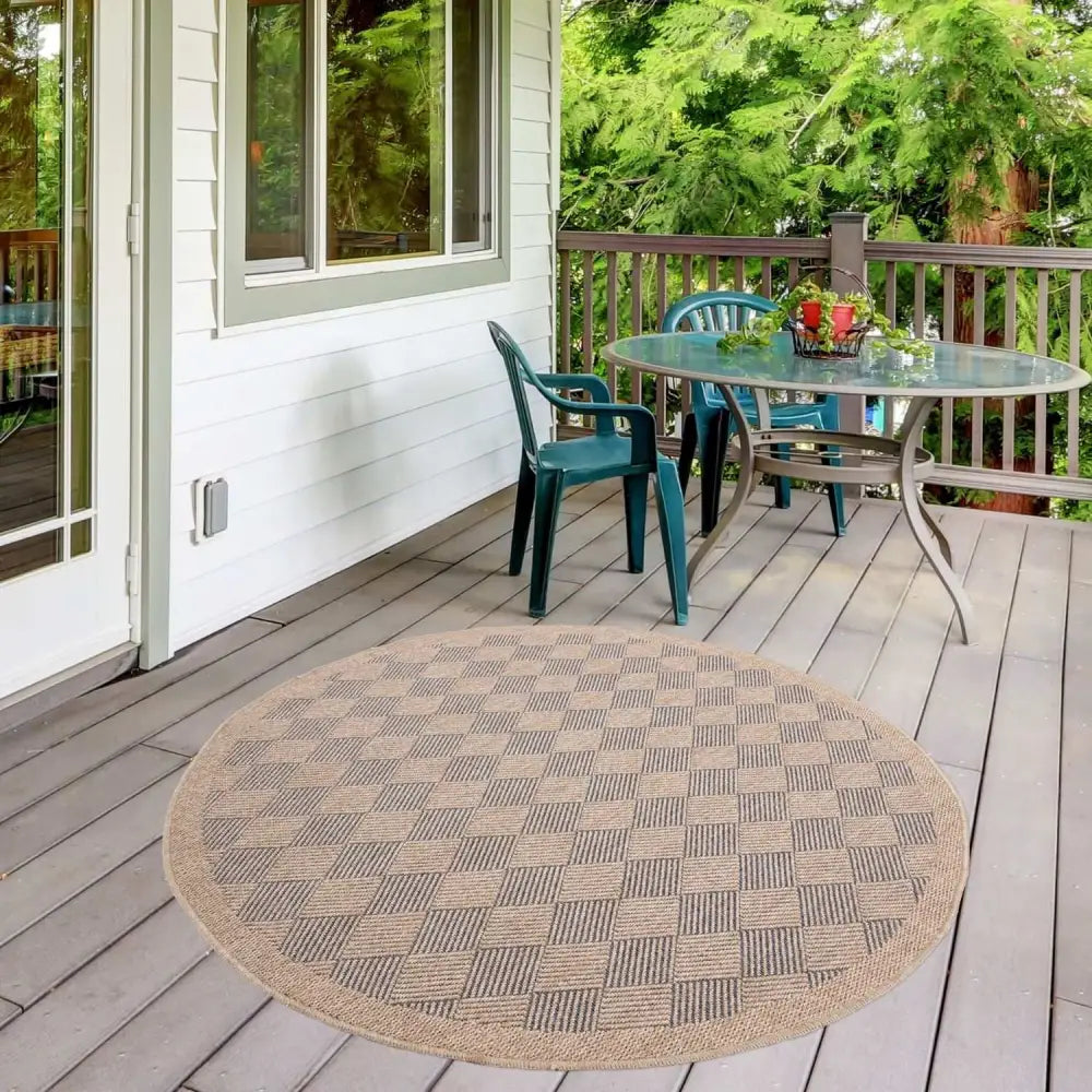 Nature Outdoor Rug Blue | 5300B - Rugs