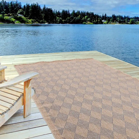 Nature Outdoor Rug Blue | 5300B - Rugs