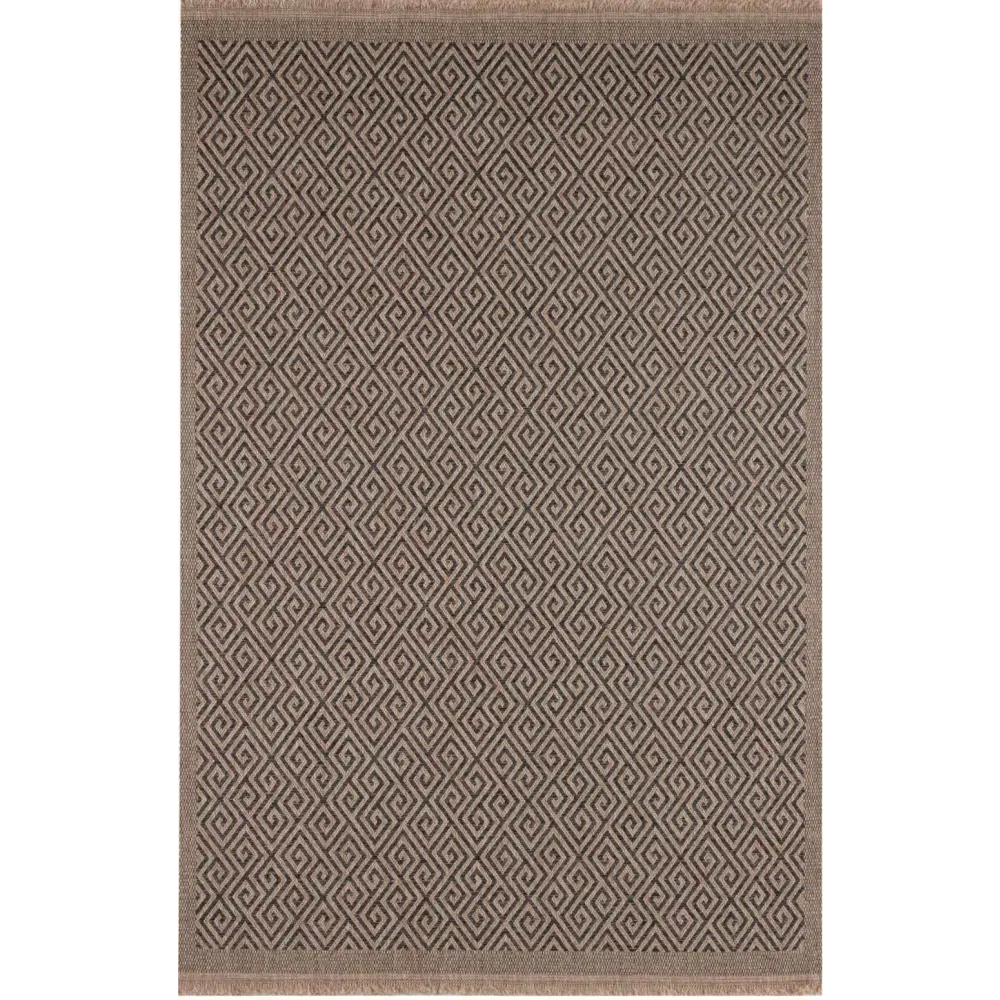 Nature Outdoor Rug Dark Grey | 5100DG - 80X150 cm - Rugs