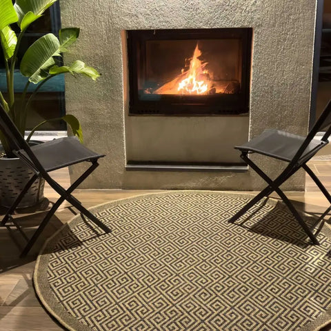 Nature Outdoor Rug Dark Grey | 5100DG - Rugs