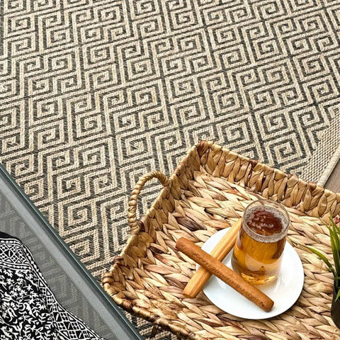 Nature Outdoor Rug Dark Grey | 5100DG - Rugs
