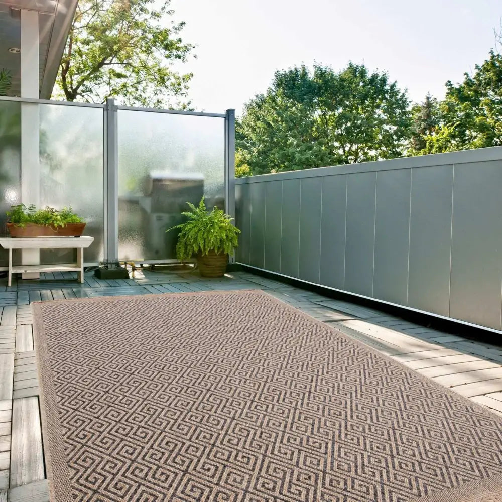 Nature Outdoor Rug Dark Grey | 5100DG - Rugs