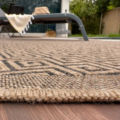 Nature Outdoor Rug Dark Grey | 5100DG - Rugs