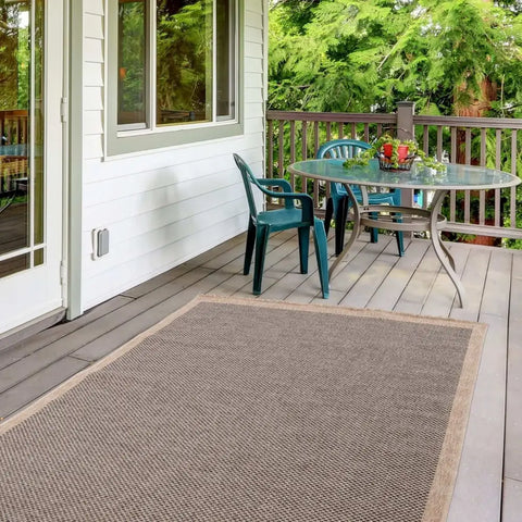 Nature Outdoor Rug Dark Grey | 5200DG - Rugs