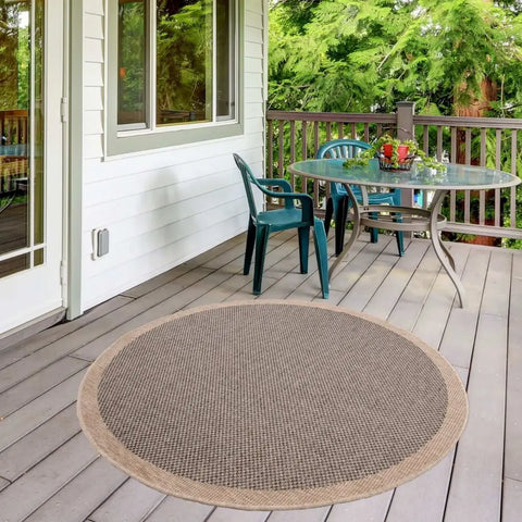 Nature Outdoor Rug Dark Grey | 5200DG - Rugs