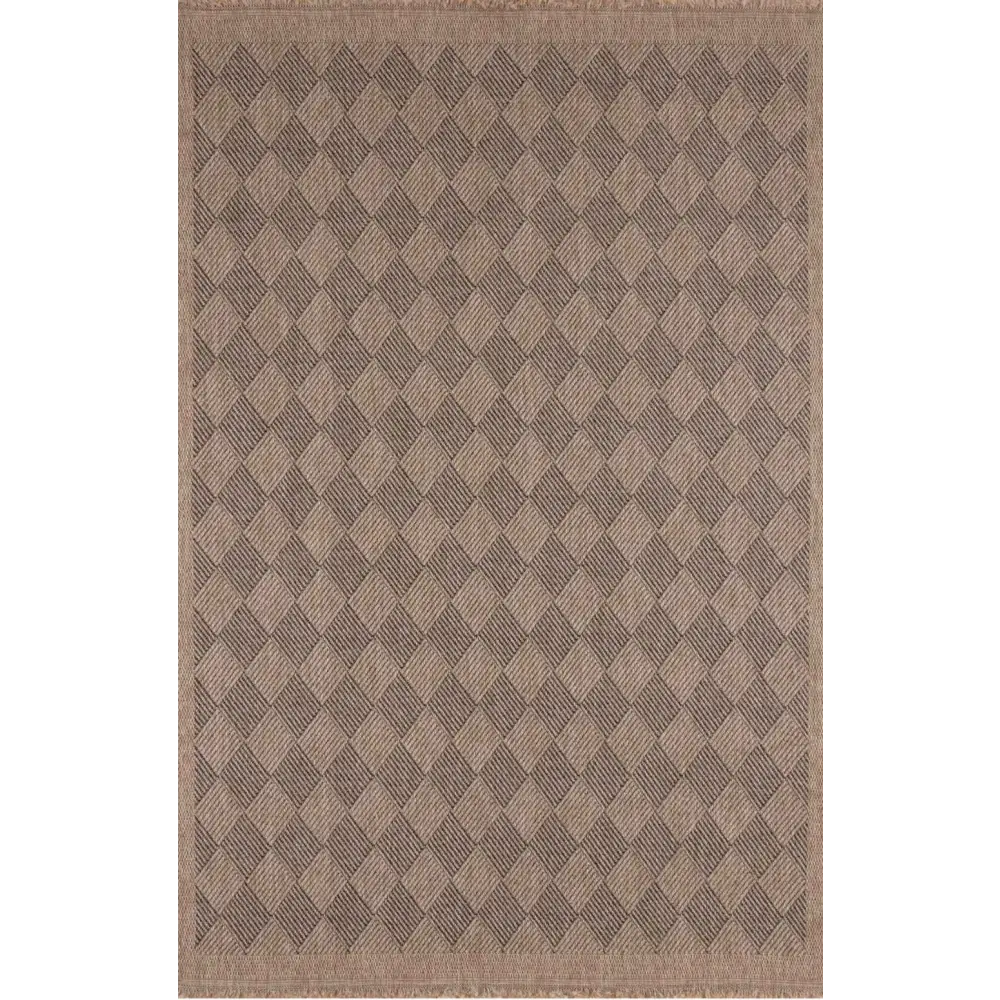 Nature Outdoor Rug Dark Grey | 5300DG - 80X150 cm - Rugs