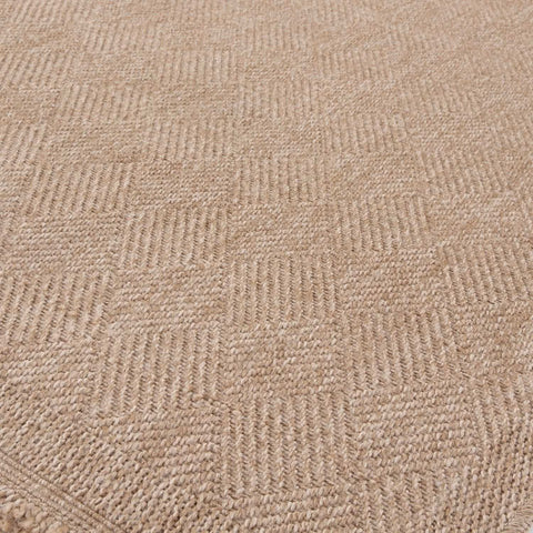 Beige herringbone nature outdoor rug neutral with textured woven natural fiber surface perfect for outdoor use