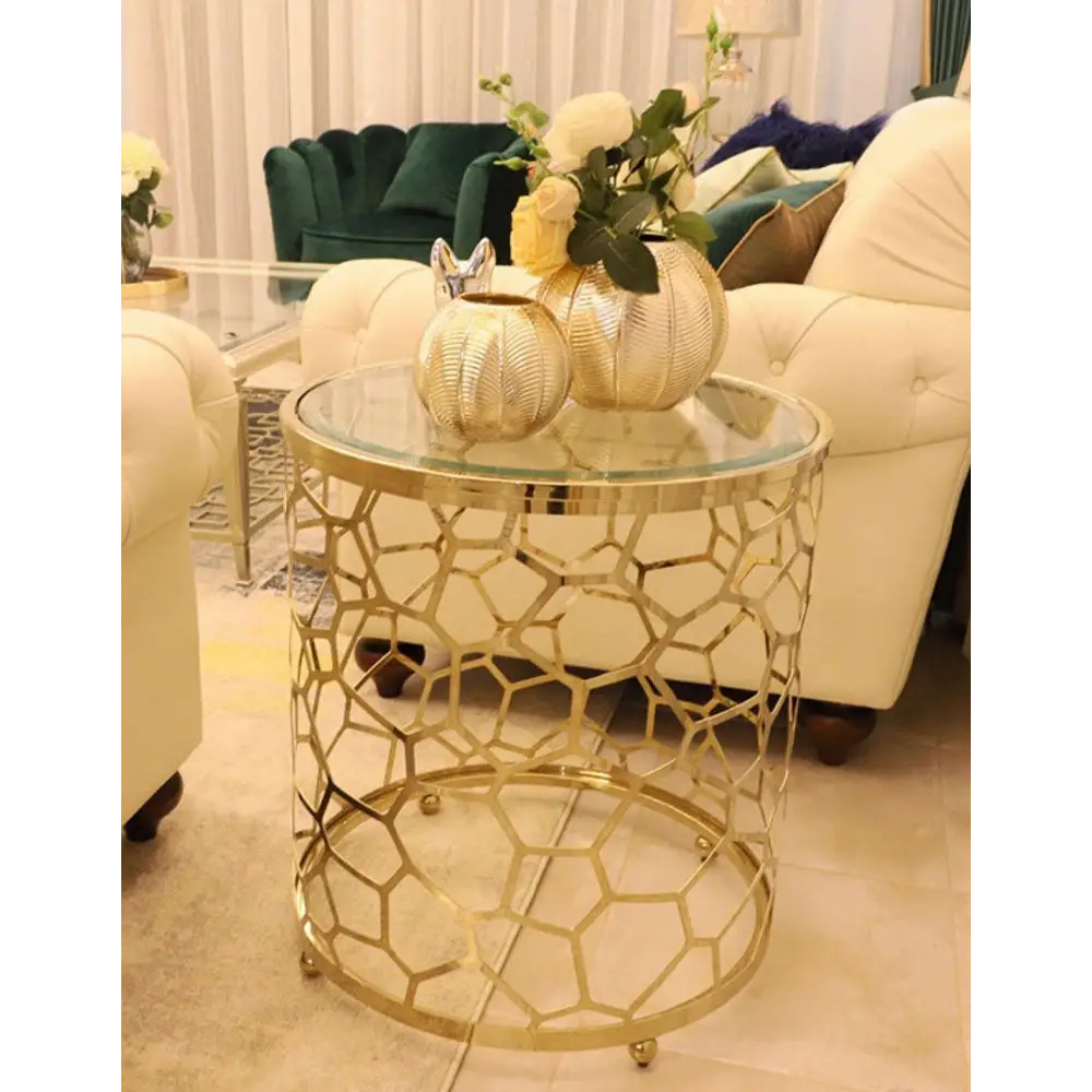 Nested Glass Side Table｜ DC Concept