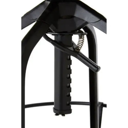 New Foundry Adjustable Wooden Seat Bar Stool