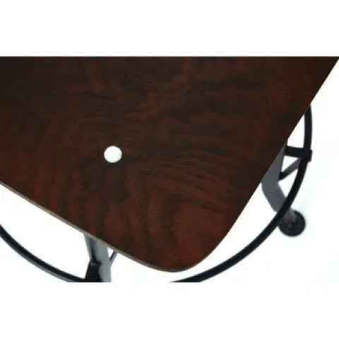 New Foundry Adjustable Wooden Seat Bar Stool