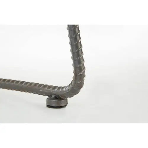 New Foundry Brown Leather Effect Bar Stool