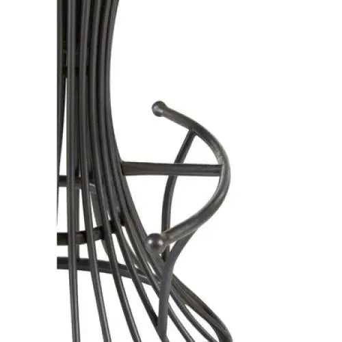 New Foundry Elm Wood And Metal Bar Stool