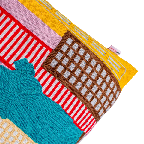 New York Needlepoint Cushion - Cushion