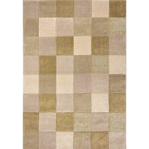 Newport Blocks Rug – Bold Geometric Style - 80X150 cm / Green - Rugs