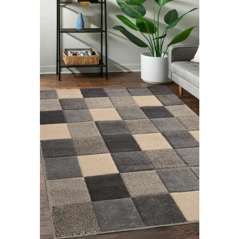 Newport Blocks Rug – Bold Geometric Style - Rugs