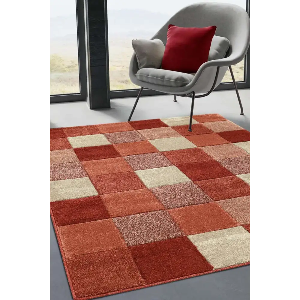 Newport Blocks Rug – Bold Geometric Style - Rugs