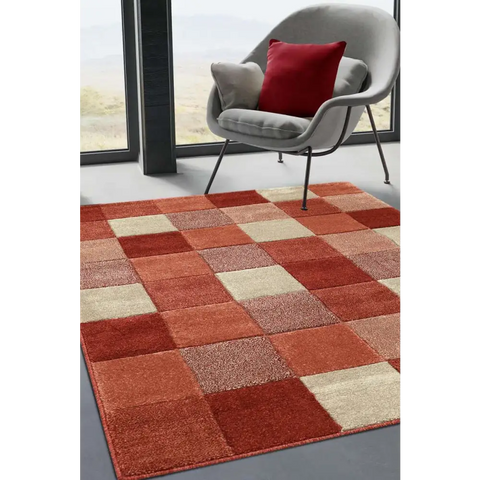 Newport Blocks Rug – Bold Geometric Style - Rugs